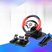 pc电脑开车塞车游戏方向盘900度彷真汽车学车赛车游戏模拟驾驶器