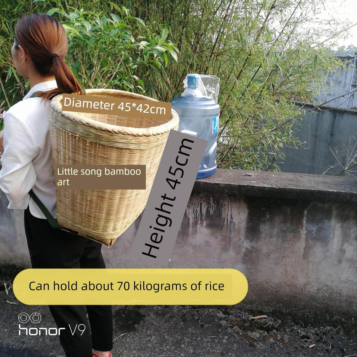 背篼全竹编手工精编背篼家用收纳采茶表演采摘茶篓菜背篓鱼篓筐,特色手工艺,竹编/竹雕,淘宝优惠券,粉丝福利购,淘宝优惠卷