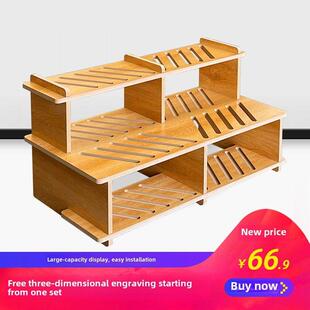 木地板展示架瓷砖木纹砖板材立式石材线条样品踢脚线架子落地式