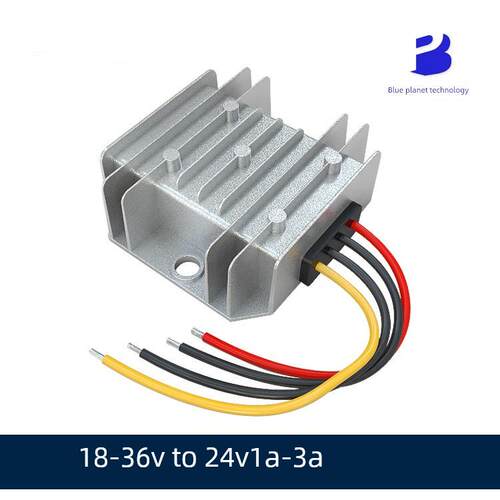 DC-DC24V稳压电源24V转24V1A-3A直流稳压器18-36V转24V升降压模块