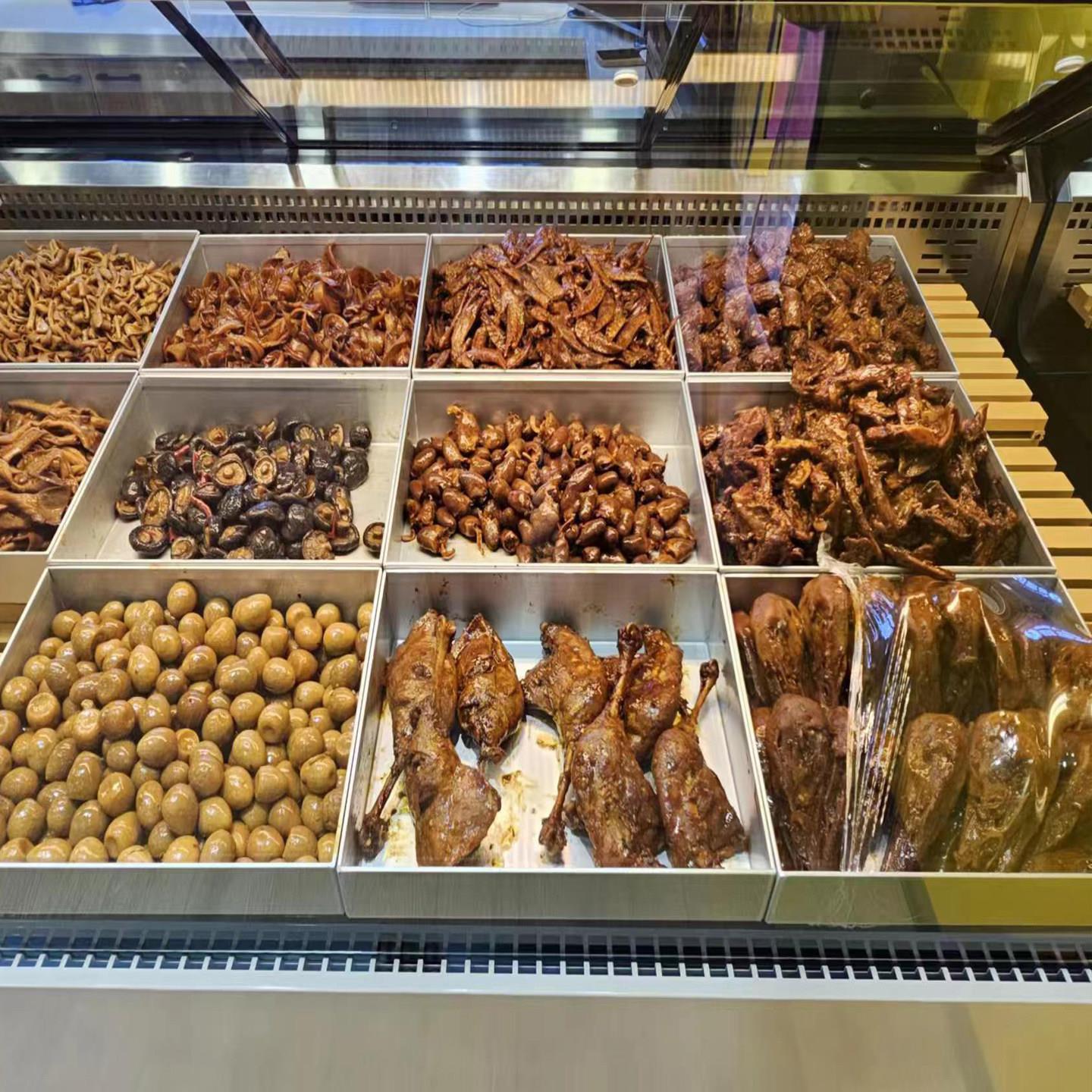 食品级铝盘烤盘中式糕点柜托盘鸭货卤菜熟食展示盘耐高温加热托盘
