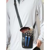 宠物师剪刀包发型师专用剪子工具收纳包美发师剪刀腰包理发斜挎包