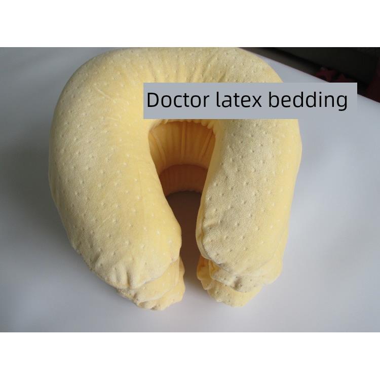 天然乳胶U型枕 保护颈椎枕 保健枕 办公室护颈椎