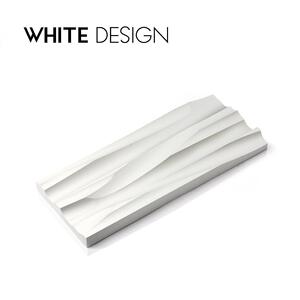 White Design铝合金笔架笔托 创意波浪金属 收纳办公桌摆件 礼品