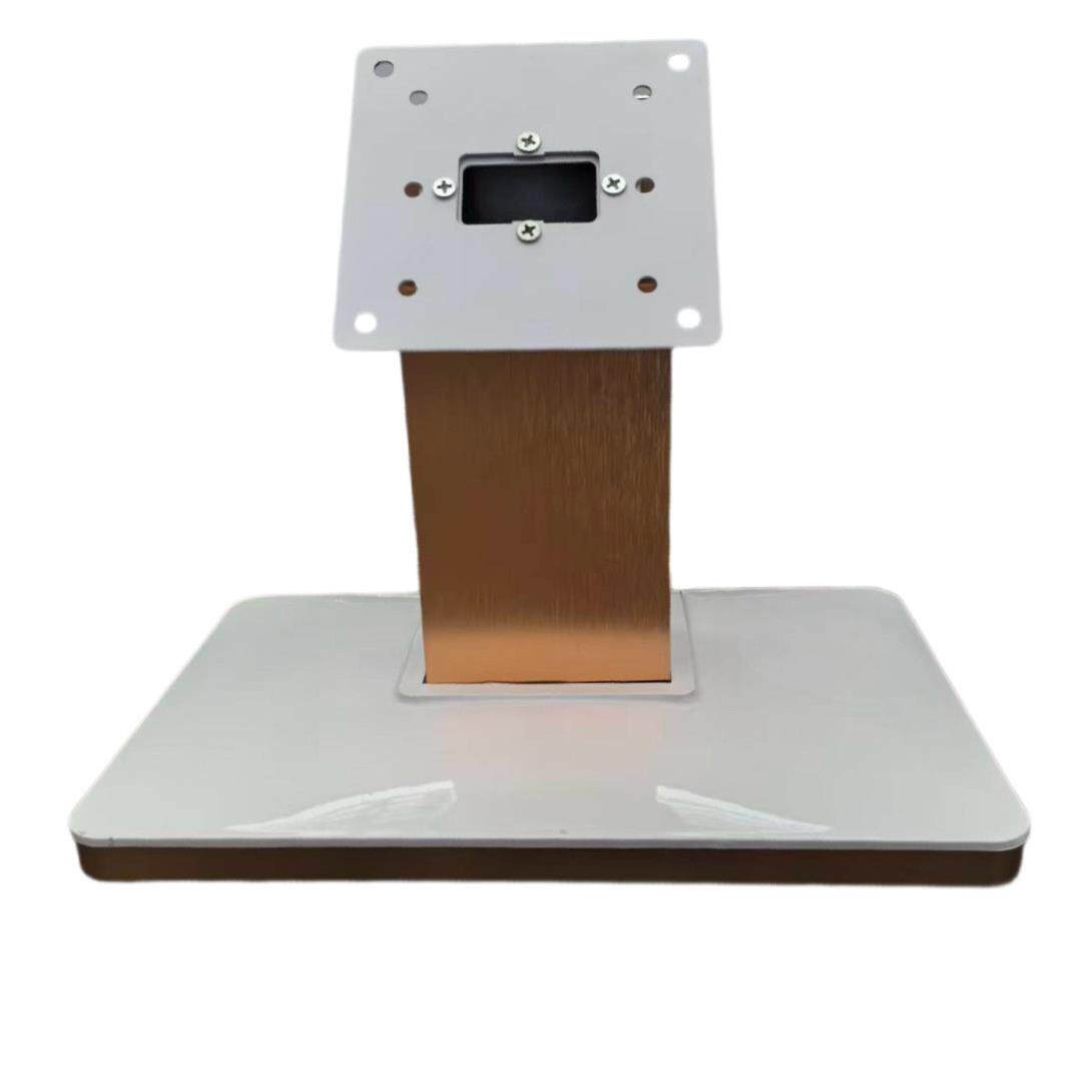 ktv点歌机触摸屏通用金属底座支架高档大气白金黑金款铝合金