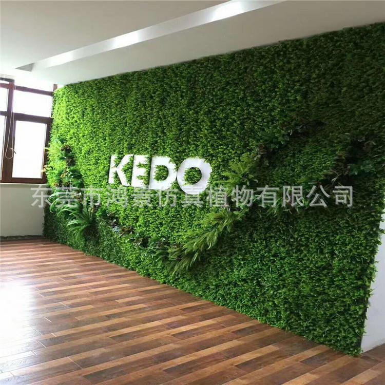 东莞坪厂家HS201817直真仿植物墙草坪绿植植物室内外仿真草商销场