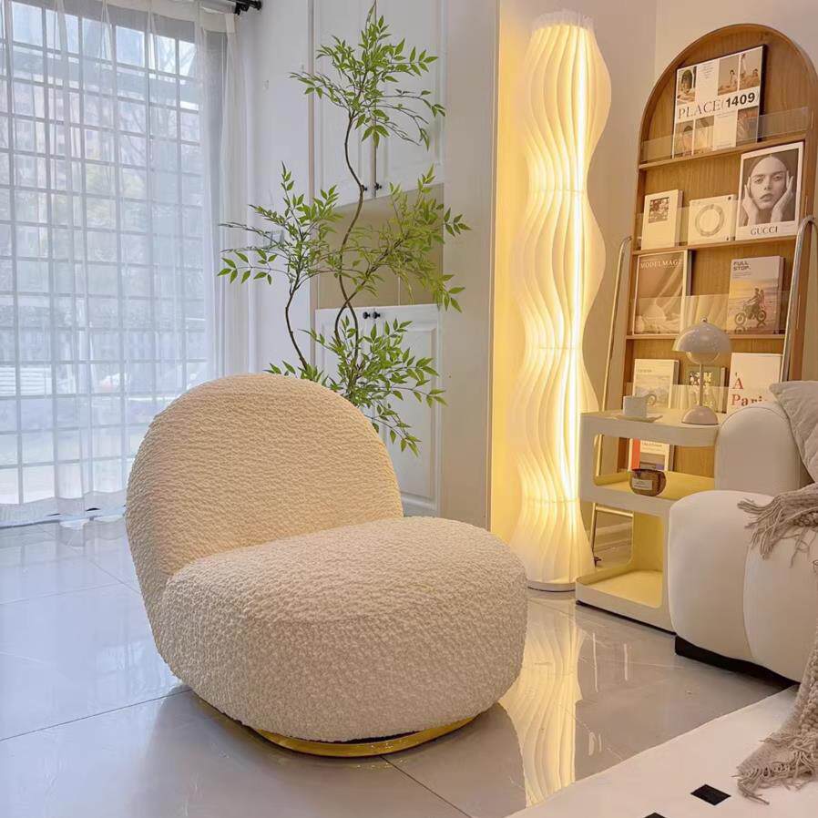 单人沙发套罩全包高级感云朵沙发套防猫抓定制白胖子雪梨椅沙发罩