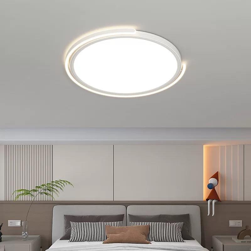 全光谱护眼卧室吸顶灯简约现代超薄无缝隙卧室灯超亮书房主卧灯具