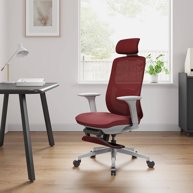 办公椅人体工学椅职员椅电脑椅公司主管椅投标舒适久坐护腰带头枕