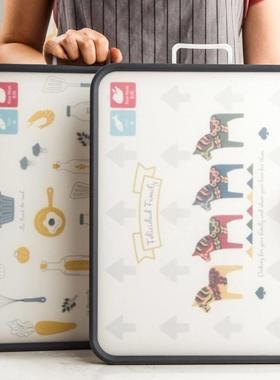 德国菜板抗菌防霉家用多功能双面砧板塑料切水果案板厨房粘板蒸板