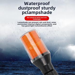 电动摩托车巡逻警示灯12V24V48V60V通用后杆灯闪烁频闪警示灯