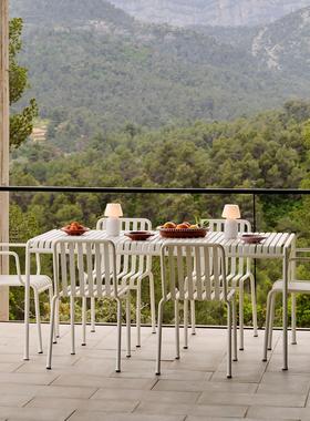 户外桌椅白色现代庭院阳台网红露天室外奶茶店咖啡厅休闲 桌椅组