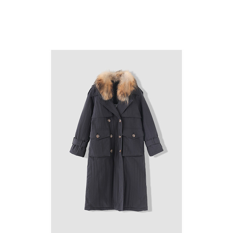 《丽丽姐专享》羽绒长款风衣羽绒服HV3ZN015X