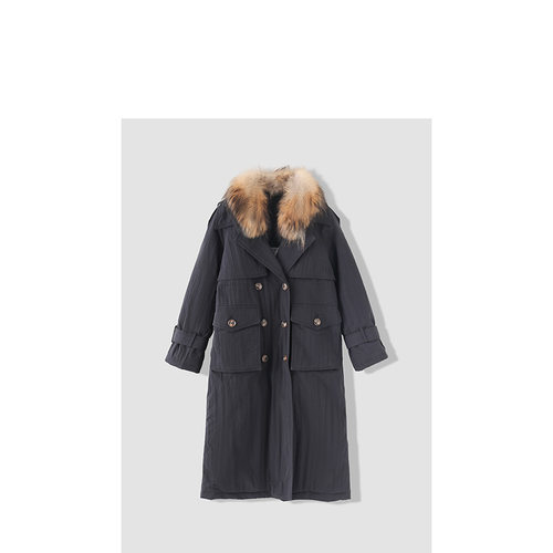 《丽丽姐专享》羽绒长款风衣羽绒服HV3ZN015X