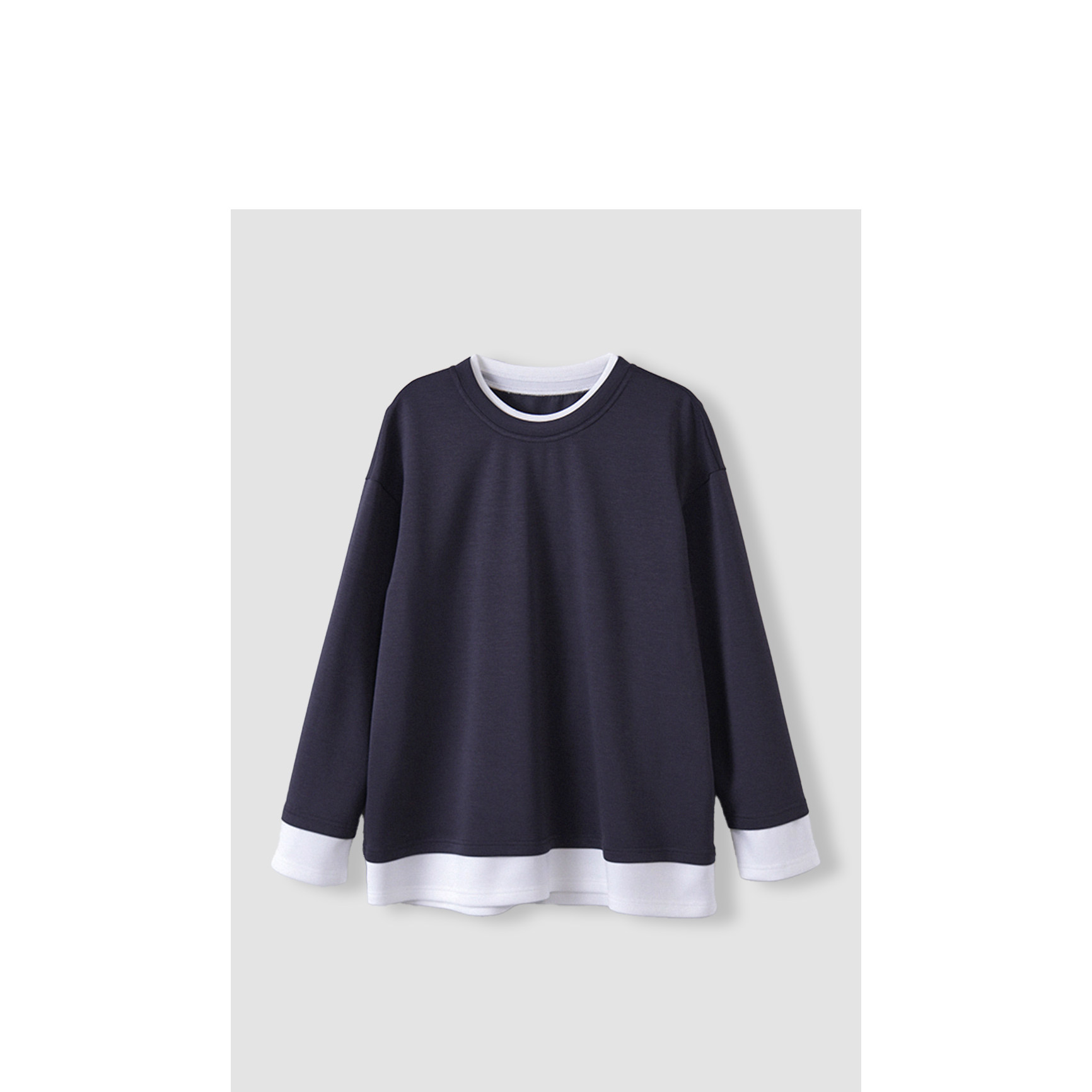 【春春Spring】时髦假两件上衣多色 PNX2W012X