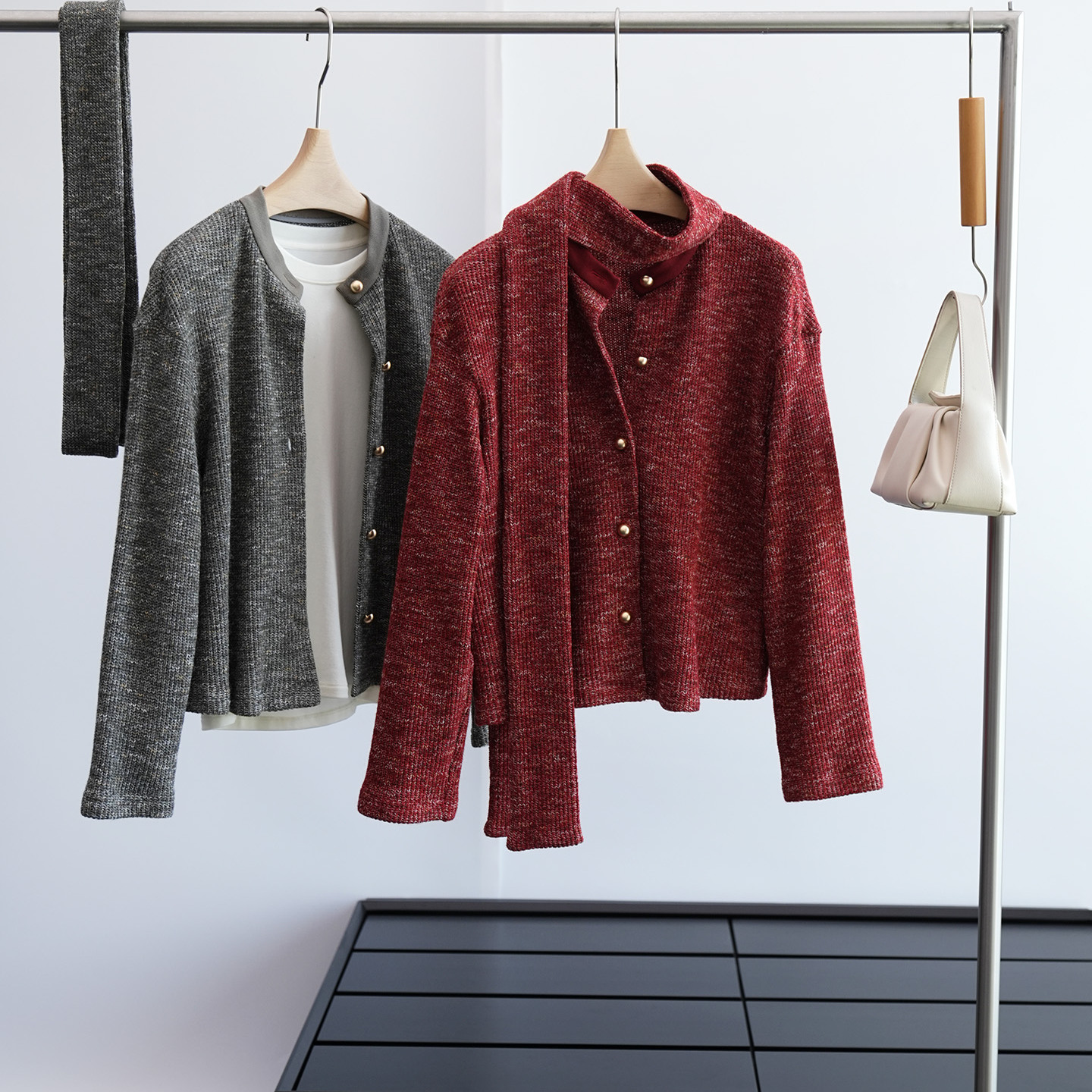 大晶粉丝专享 复古彩纱开衫 PJY2W019X