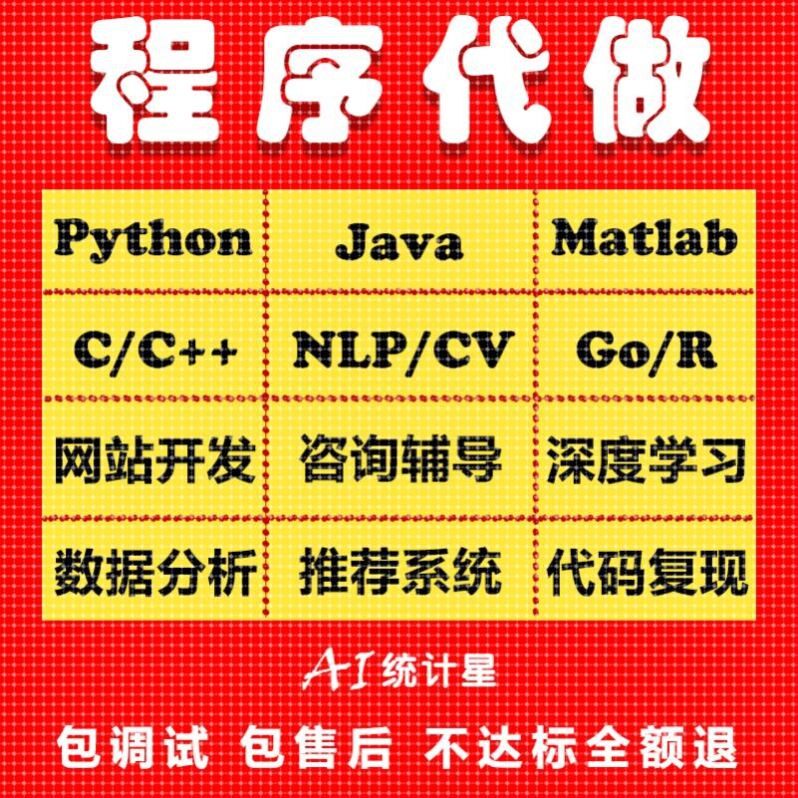 python推荐算法代做go语言R程序pycharm开发讲解java项目部署修改