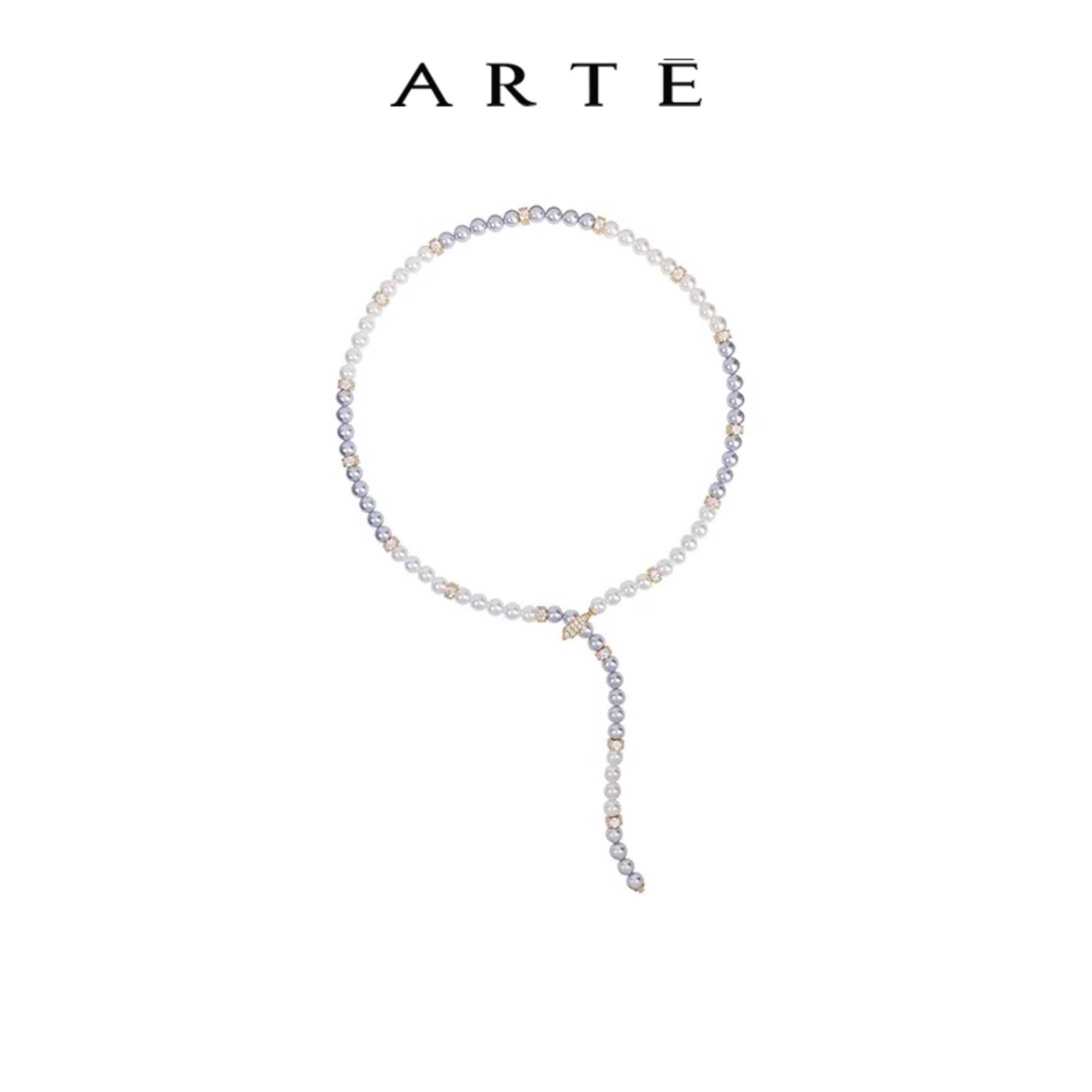 ARTE/艾尔蒂Seaside Treasures系列淡水珍珠银项链女时尚送女朋友