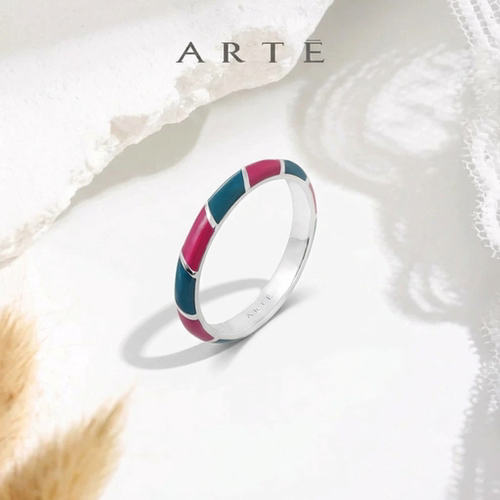 ARTE艾尔蒂轻奢珐琅戒指女