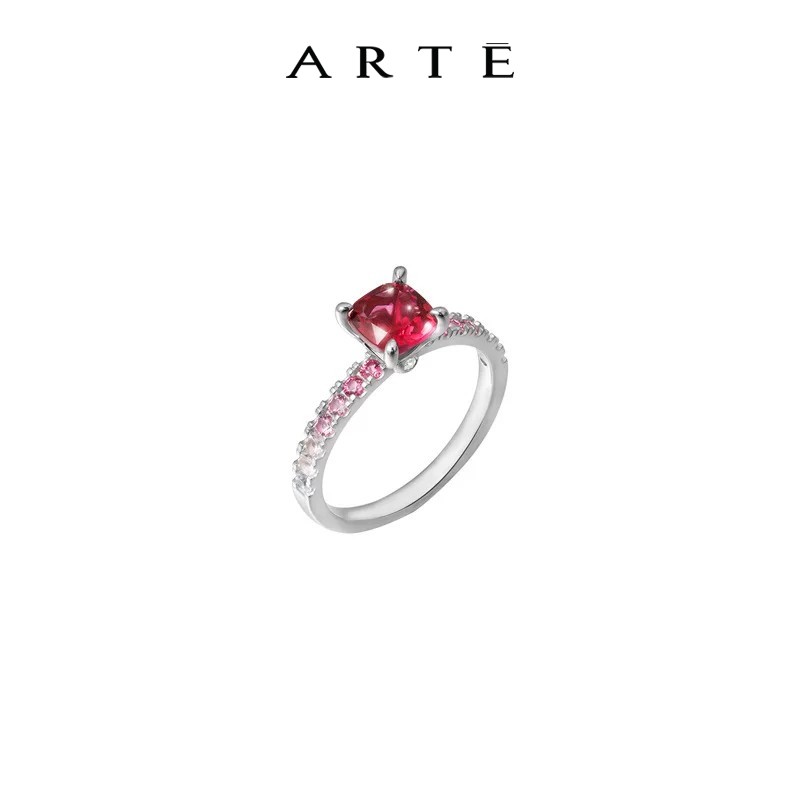 ARTE/艾尔蒂SPRINKLES镶嵌锆石鸽子血红宝石女戒指轻奢感告白礼物
