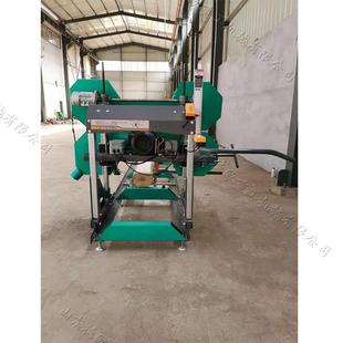 小型山区采伐场原木带锯设备 锯木厂薄板带锯机 卧式 木工推台锯