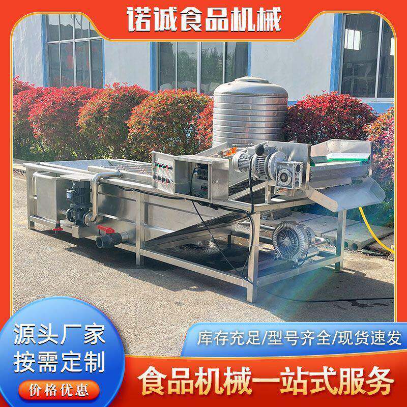 多功能水果气泡清洗机 香菇清洗流水线 蔬菜预处理清洗加工设备