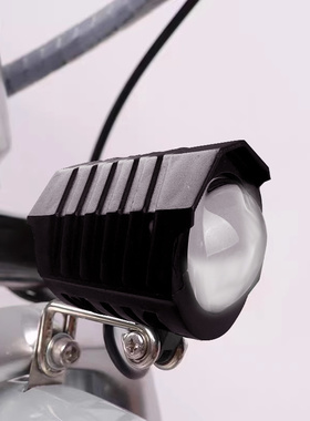 折叠48v代驾车电动灯电动车前大灯锂电车LED灯喇叭一体式超亮通用