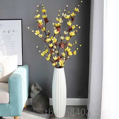 正品梅内仿花真花客厅假花然装饰花束天玉米皮干花室落地大型插花