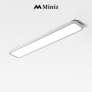 阳台玄关过道走廊衣帽间餐厅卧室吸顶灯简约现代长条入户led灯具