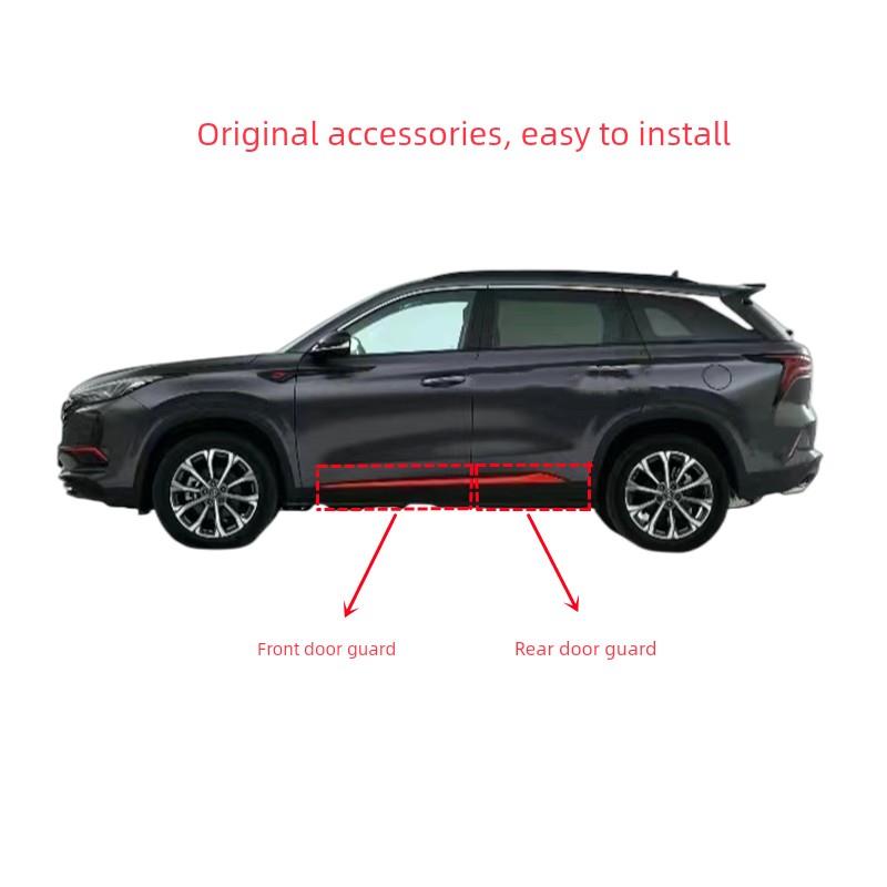 适用于长安Cs75Plus车门下防护防撞条防刮条防护条光亮条前后车门