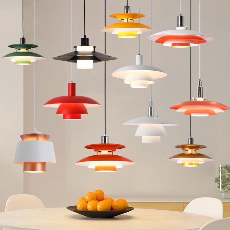 设计师吊灯北欧丹麦ph5极简店铺商用火锅店餐饮包厢飞碟餐厅吊灯