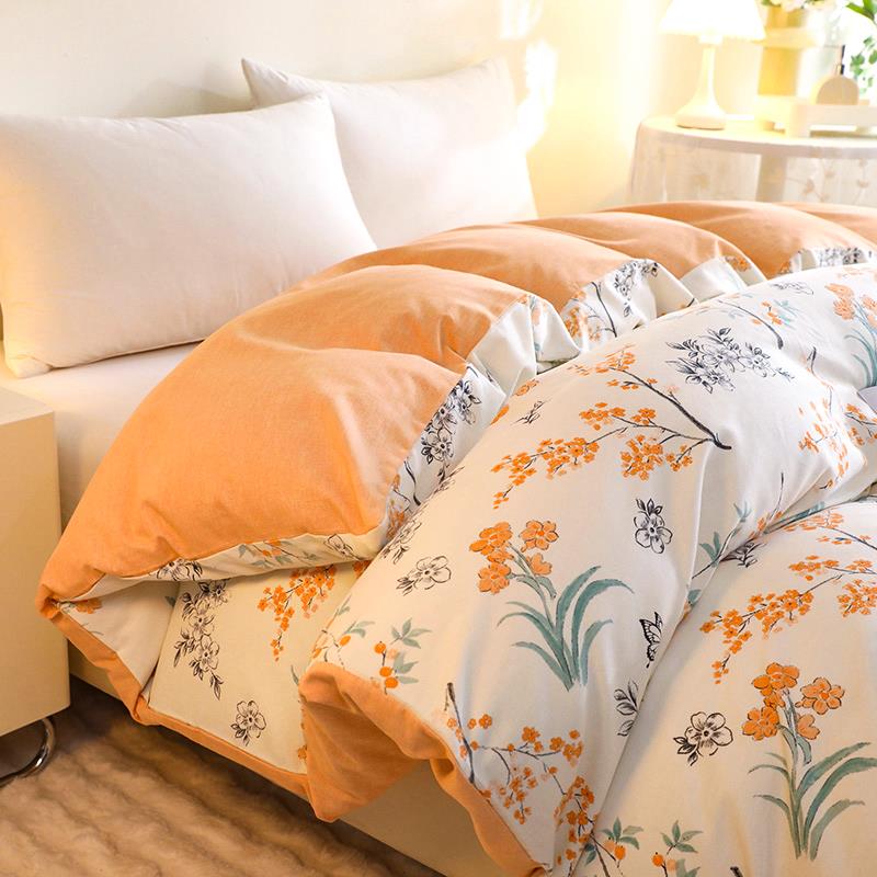 定做订制全棉加厚磨毛被套单件纯棉被罩儿童卡通150×215cm定制