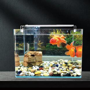 加厚热弯超白鱼缸玻璃小型家用客厅弯角超白生态造景小方缸水族缸