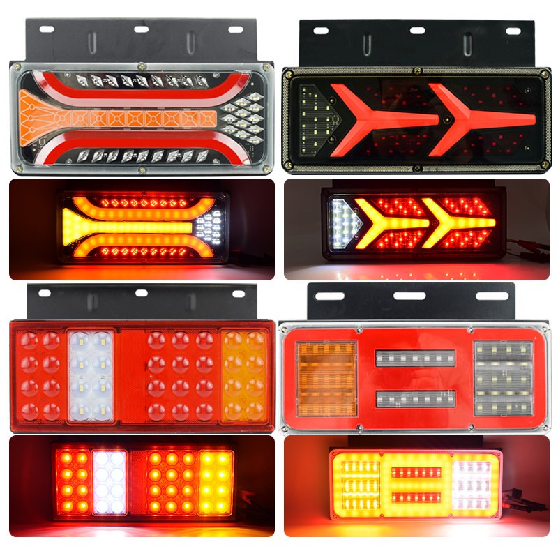 福田时代轻卡后尾灯总成led12V24V货车农用车凯马跃进小解放尾灯