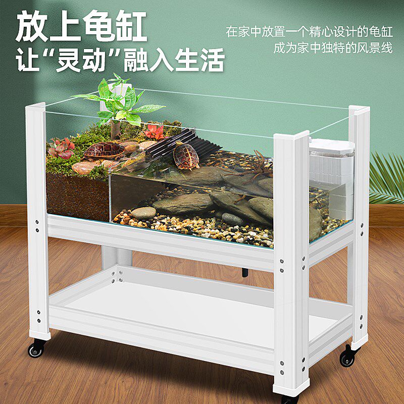 鱼缸架子落地家用鱼缸桌子底柜底座水族箱底架储物架(不含缸体)