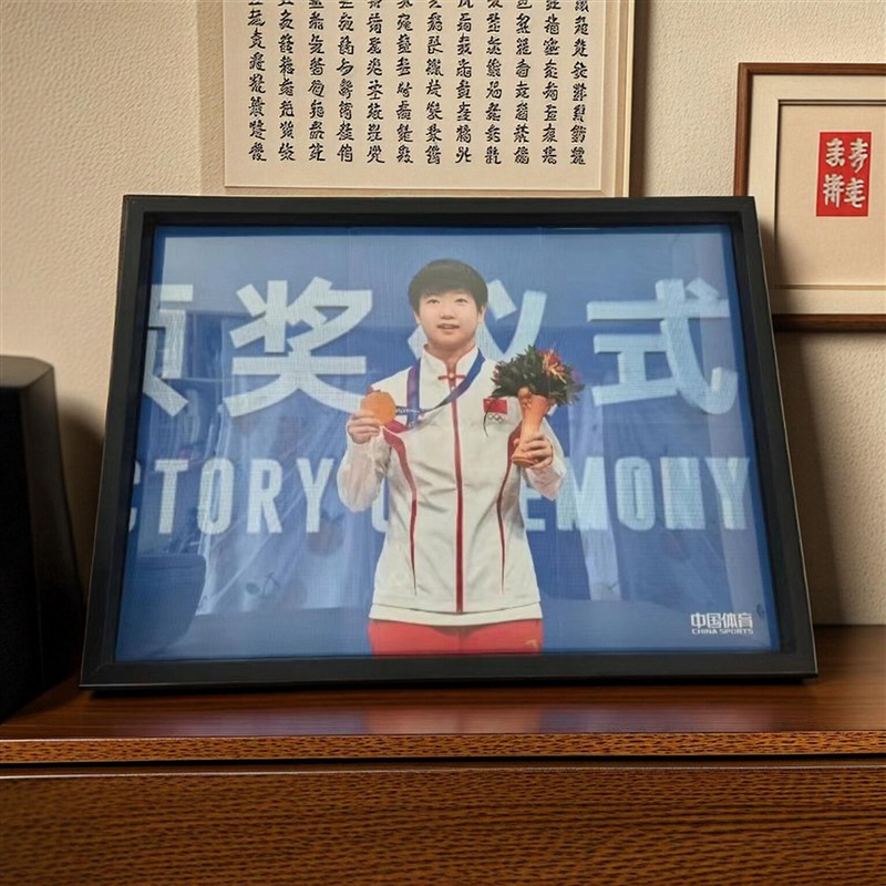 双面透明相框4K明亮的心海报明星周边拼图框书法字画装裱框定制
