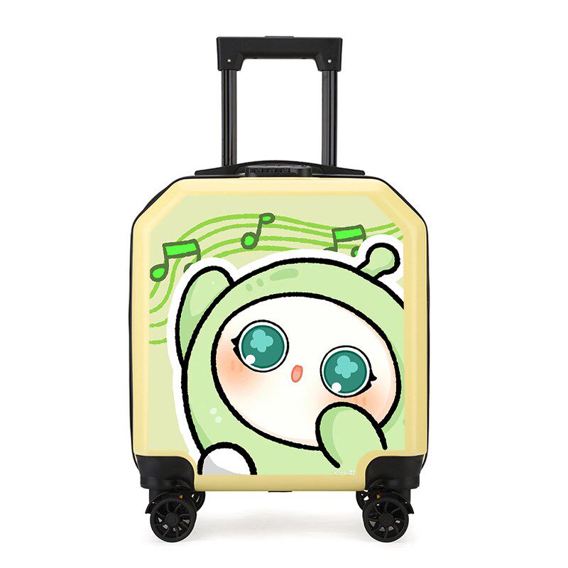 新款卡通行李箱蛋仔儿童旅行箱男女学生万向轮密码箱小型行李箱潮