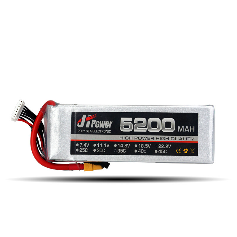 JH聚海5200mAh2S3S4S6S涵道遥控飞机模型攀爬车航模充电锂电池 L