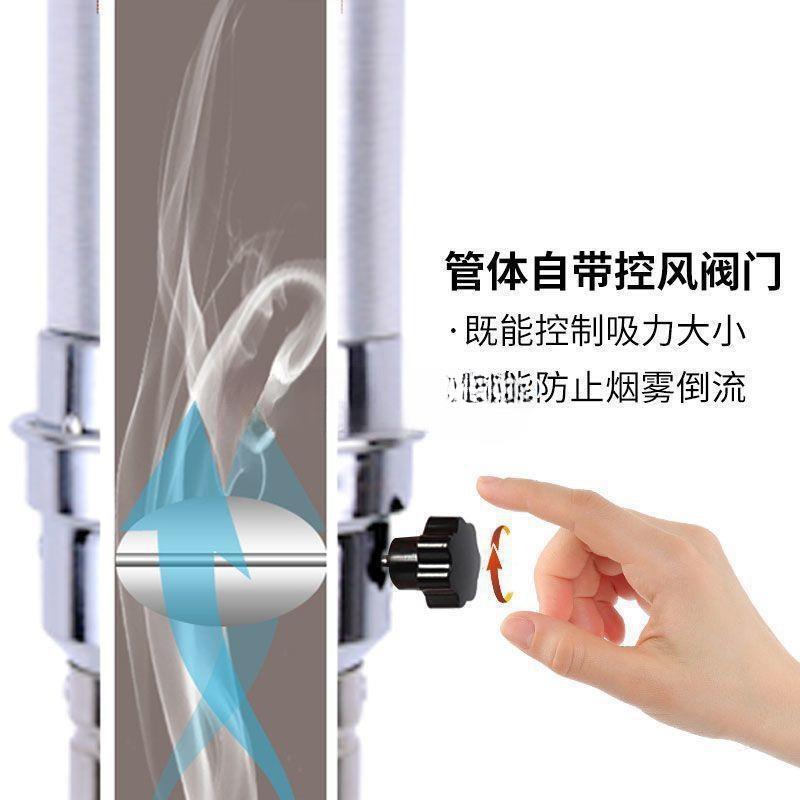 艾灸排烟系统排烟机伸缩排烟管设备吸烟机养生馆家用除抽烟机管罩