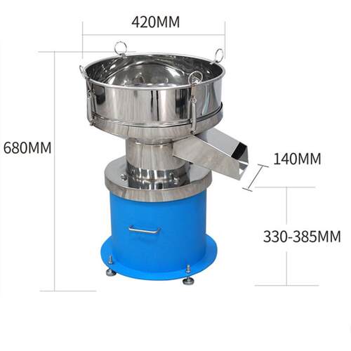 厂家供震机动筛粉面粉机电动TB-430筛选豆浆过滤机小型不锈钢直振