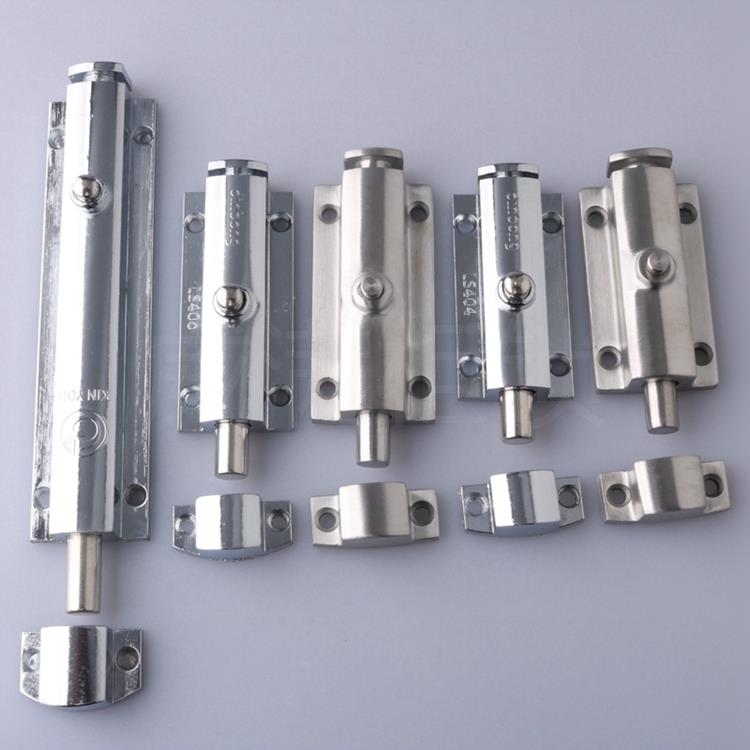 威满LS404 406 506不锈钢门窗插销 工业设备箱柜弹簧插销按钮门栓