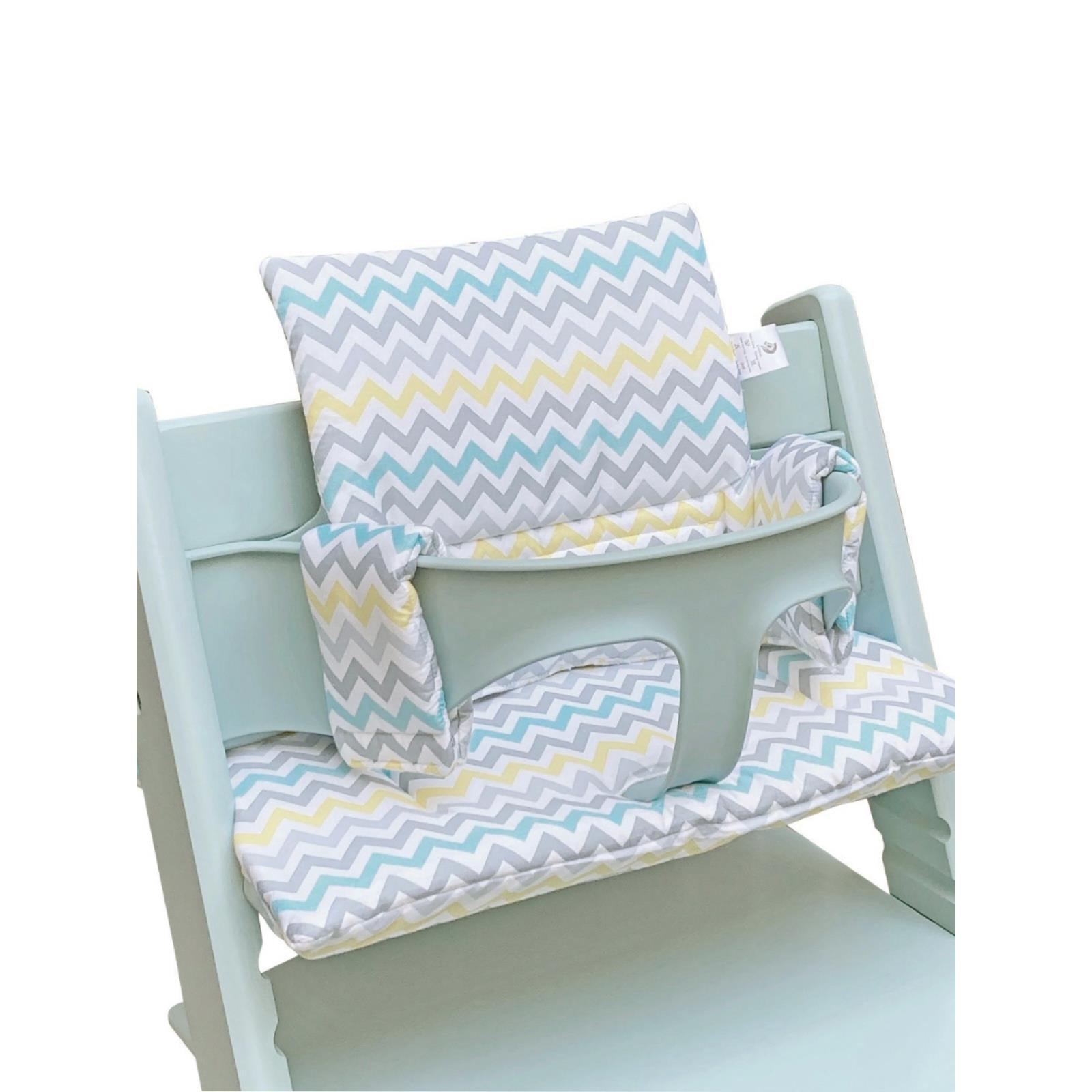 宝宝成长椅坐垫适用stokk儿童餐椅靠垫婴儿吃饭椅垫椅套配件加厚