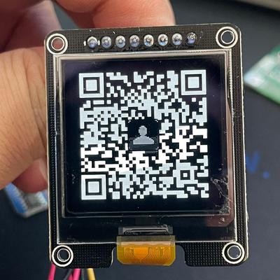 1.5寸日本进口 128128带灰阶oled屏 spi串口 有资料