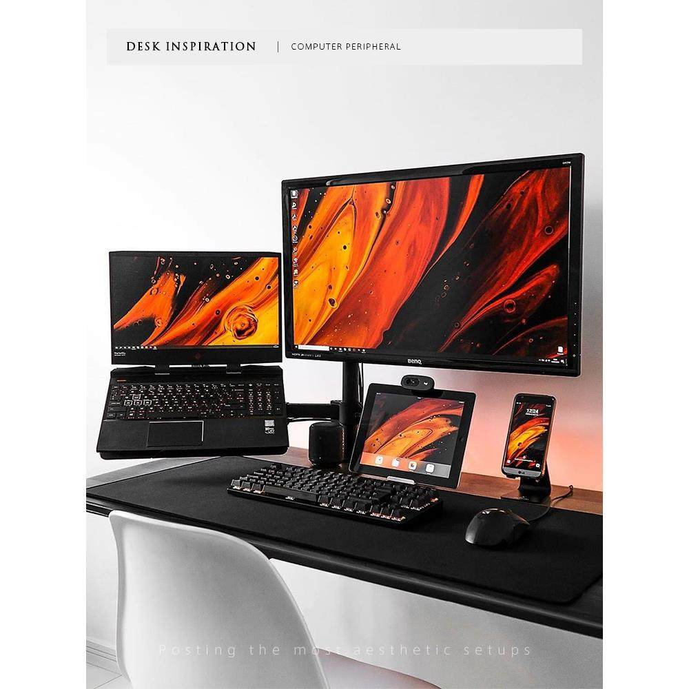 Alightstone笔记本电脑副屏支架显示器悬空二合一组合架桌面双屏