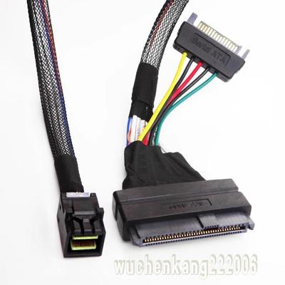 NVMe U2转接线 SFF-8643转U.2 SSD硬碟传输线配件