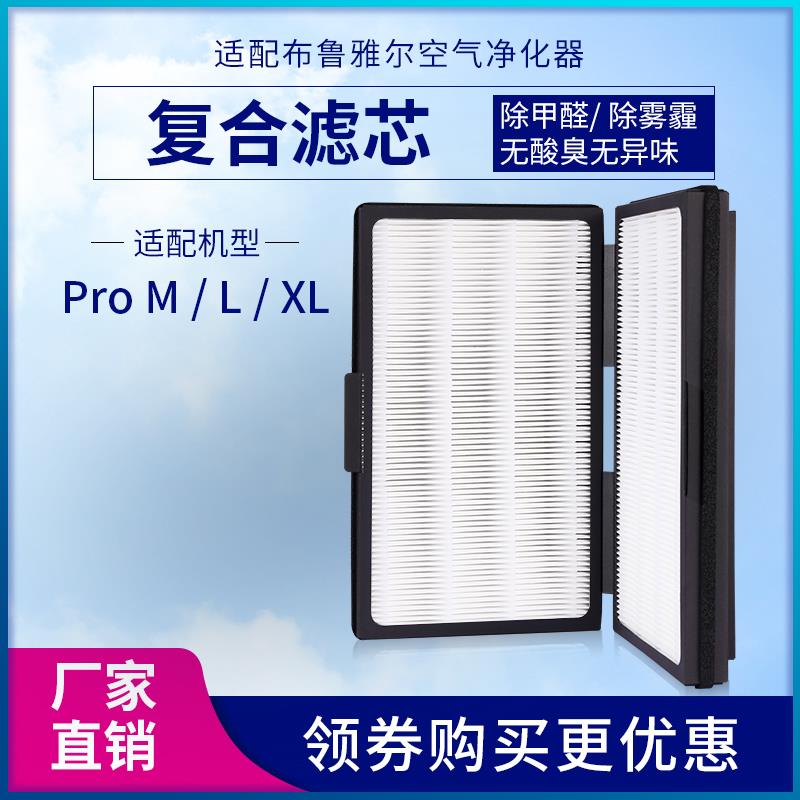 适配Blueair/布鲁雅尔Pro M/L/XL复合折叠型 NGB升级版过滤网滤芯