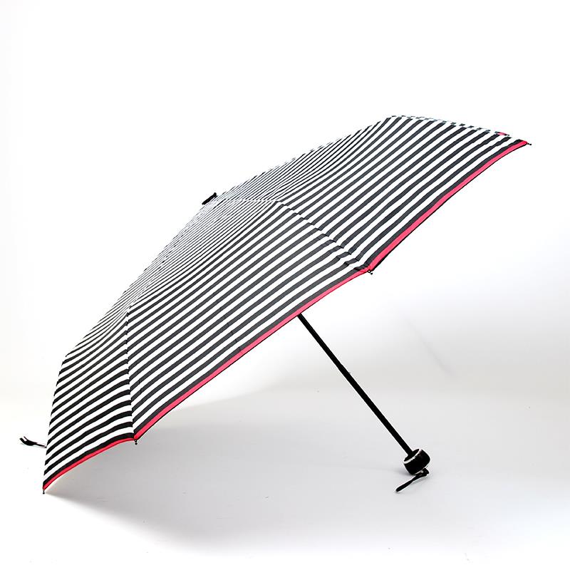 日韩可爱口袋小五折伞女生遮阳伞超轻防晒伞太阳伞防紫外线晴雨伞