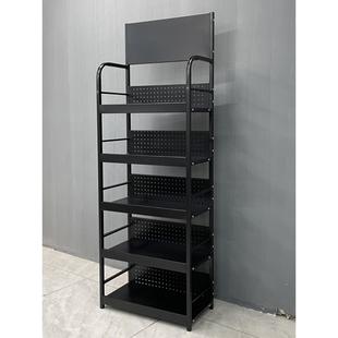 超市物品放置架多层饮料小货架外卖门口置物架汽车机油货架展示架