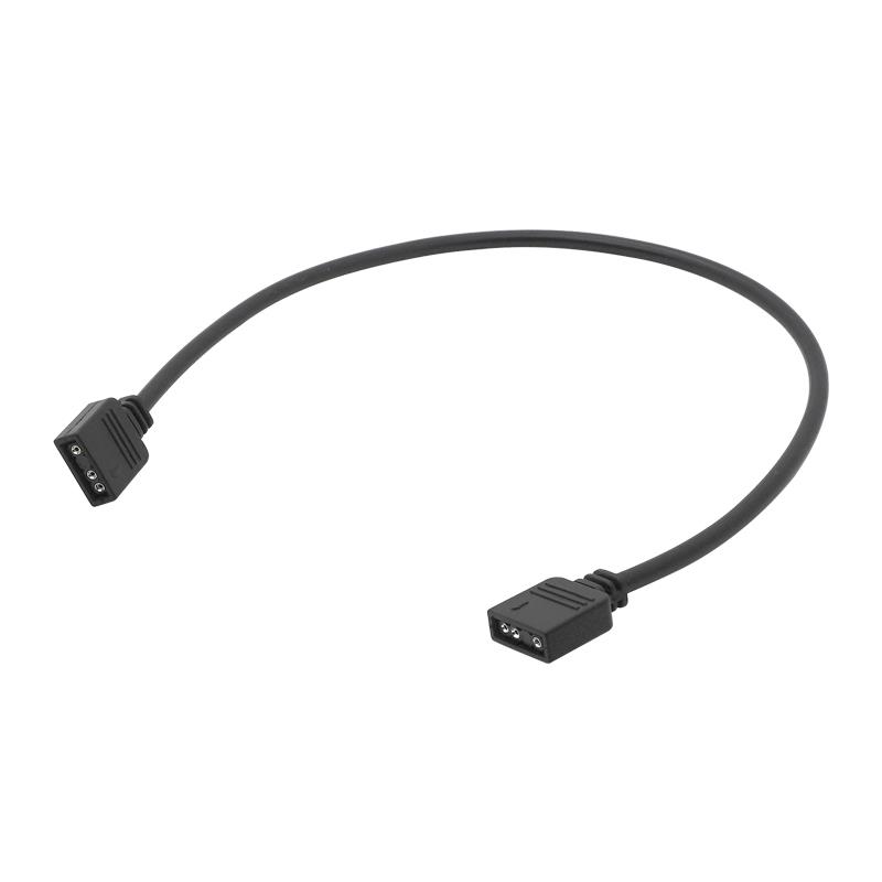 电脑机箱RGB主板接口扩展延长线5V3针 12V4针CPU风扇灯供电转接线