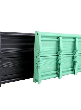 UM122MM宽PLC工控外壳DIN导轨安装支架接线卡槽PCB模组架黑色橙色